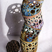 Для дома и интерьера handmade. Livemaster - original item Vases: Ceramic vase 