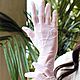 Белые свадебные перчатки "One life, one love". Перчатки. SECRETGLASS by Lika (Lombric_brand). Интернет-магазин Ярмарка Мастеров.  Фото №2