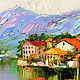 Oil painting with the sea 'of the Bay of Kotor, Montenegro'. Pictures. Multicolor Gallery. Online shopping on My Livemaster.  Фото №2