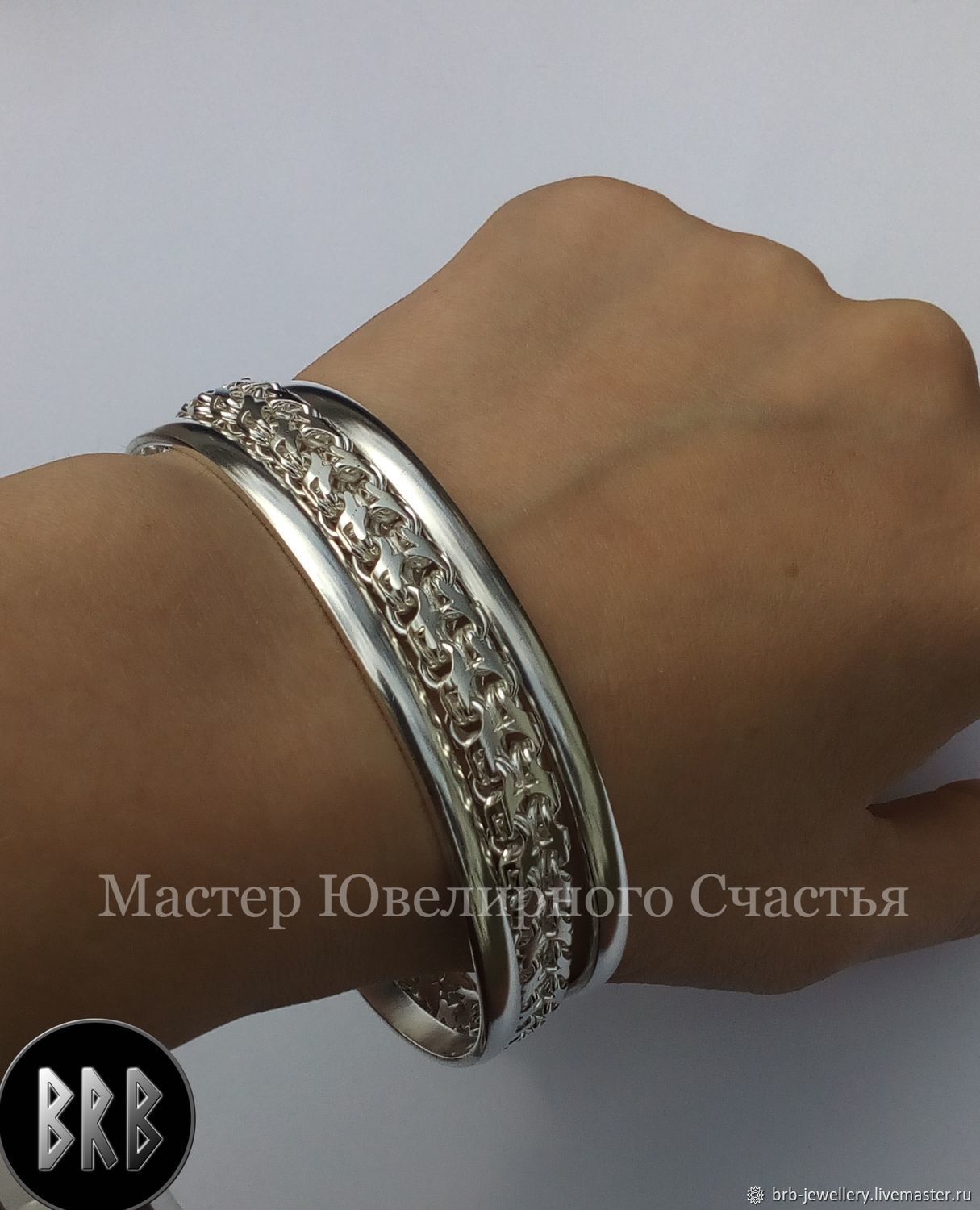 Браслет женский из серебра \