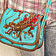 Сумка кожаная женская "Японский яростный дракон", Классическая сумка, Краснодар,  Фото №1