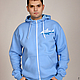 Blue zip-up sweatshirt, men's hoodie, pockets, Sweatshirts for men, Novosibirsk,  Фото №1