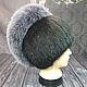 Order Fur hat made of muskrat fur.( Premium). kupimeh. Livemaster. . Caps Фото №3