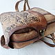 Авторский кожаный рюкзак с гравировкой на заказ. Рюкзаки. Innela- авторские кожаные сумки на заказ.. Ярмарка Мастеров.  Фото №6