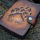 Men's leather wallet 'Bear's Paw'. Wallets. MILANO. My Livemaster. Фото №5
