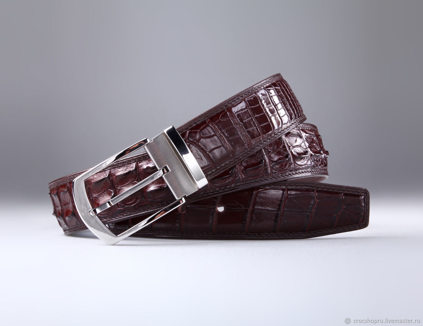 Купить В Москве Мужской Ремень Крокодил Оригинал