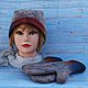 Accessories kits: Cozy, winter set of hats and mittens, Headwear Sets, Alushta,  Фото №1