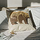 Pillow with cedar shavings filler 'Bear', Pillow, Novokuznetsk,  Фото №1