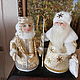 Order interior doll: grandfather frost and snow maiden. With smile. Livemaster. . Interior doll Фото №3