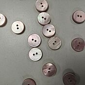 Материалы для творчества handmade. Livemaster - original item Buttons: Buttons natural mother of pearl pink. Handmade.
