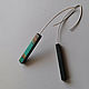 Pendientes largos de lazo de madera. Earrings. TETstudio. Ecostyle.. My Livemaster. Фото №5