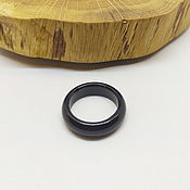 Украшения handmade. Livemaster - original item 17.25 Ring made of black tinted quartz (chtk1725). Handmade.