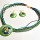 Jewelry set made of polymer clay 'Lime Street'. Jewelry Sets. Multicraft studio. Online shopping on My Livemaster.  Фото №2