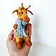 Giraffe finger toy, felted finger doll. Dolls. AnzhWoolToy (AnzhelikaK). Online shopping on My Livemaster.  Фото №2