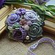 Brooch Spring in Provence. Brooches. Sokolova Julia, handmade jewelry. My Livemaster. Фото №5