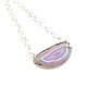 Pendant with agate 'Lilac Island' pendant on an agate chain. Pendants. Irina Moro. Online shopping on My Livemaster.  Фото №2