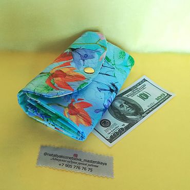 Сумки ручной работы. Ярмарка Мастеров - ручная работа Текстильный кошелёк Лето. Handmade.