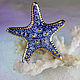 Porcelain brooch 'Starfish', Brooches, Moscow,  Фото №1