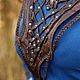 Order Medieval Fantasy Blue Linen Dress Lagertha. Workshop Sokol. Livemaster. . Cosplay costumes Фото №3