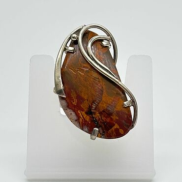 Украшения ручной работы. Ярмарка Мастеров - ручная работа Кольцо яшма. Handmade.