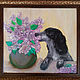 The scent of lilacs (oil on canvas on stretcher, oil, 45h50 cm, baguette), Pictures, Ryazan,  Фото №1