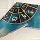 Order Table cloth for divination 50h50 cm.' Turquoise horoscope'. taronessa. Livemaster. . Tarot cards Фото №3