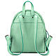 Leather backpack 'Jessica' (mint). Backpacks. Russian leather Guild. My Livemaster. Фото №4