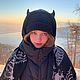 Худи оверсайз «Чёртик» подарок для себя или для любимой подруги. Свитшоты. Анна Вычугжанина. Ярмарка Мастеров.  Фото №5