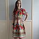 Polyanochka dress 2 options-mini and midi. Dresses. Kupava - ethno/boho. Online shopping on My Livemaster.  Фото №2