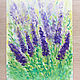 Order Watercolor painting lavender on a sunny meadow 'Air' 297h420 mm. chuvstvo-pozitiva (chuvstvo-pozitiva). Livemaster. . Pictures Фото №3