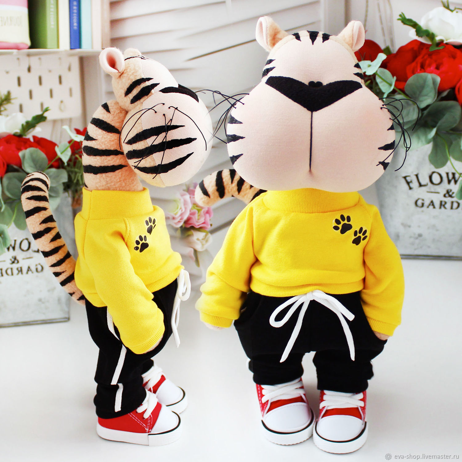 Tiger toy. Pattern and master class, Stuffed Toys, Moscow,  Фото №1