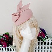 Аксессуары handmade. Livemaster - original item Velour mini beret in the style of Kate Middleton. Handmade.