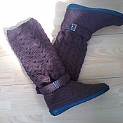 Обувь ручной работы handmade. Livemaster - original item Boots knitted boots. Handmade.