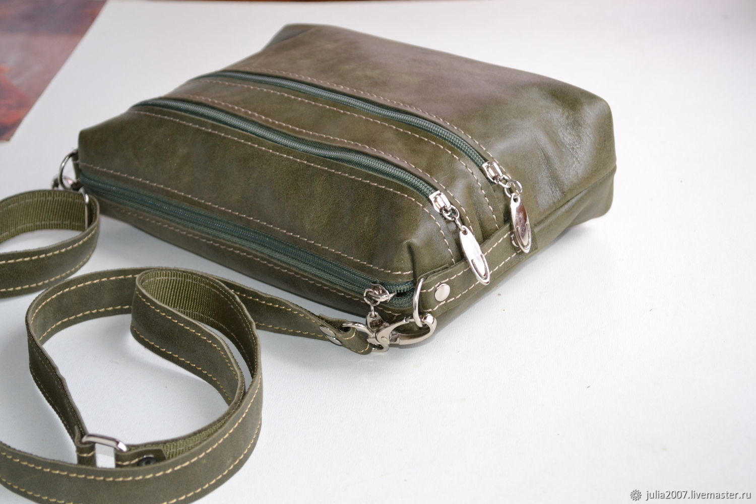 Shoulder bag: Khaki color, Crossbody bag, Kirovo-Chepetsk,  Фото №1