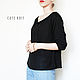 Order Jacket black knit women's. CUTE-KNIT by Nata Onipchenko. Livemaster. . Sweater Jackets Фото №3