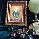 Painting on enamel'Sergius of Radonezh'. Figurines in Russian style. Enamel63. Online shopping on My Livemaster.  Фото №2