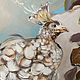 Silver Peacock painting on canvas. Pictures. Annet Loginova. Online shopping on My Livemaster.  Фото №2