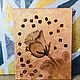 The rose flower painting is painted with coffee and acrylic 'Coffee rose' 30h24, Pictures, Volgograd,  Фото №1