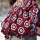Warm lace shawl - the shawl crochet hook Purple Kaleidoscope, Shawls, Ekaterinburg,  Фото №1