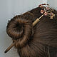 Палочки для волос из зонтика черемши. Гальваническое меднение, Шпилька, Тимашевск,  Фото №1