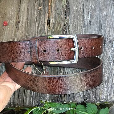Аксессуары ручной работы. Ярмарка Мастеров - ручная работа Ремень из кожи. Handmade.