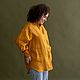 Oversize women's shirt, mustard color. Shirts. molinialife. My Livemaster. Фото №4