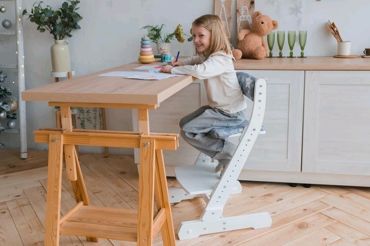 Детский стол со стулом растущий