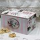 Caja de joyería-Caja de almacenamiento para la Ternura de la rosa, Storage Box, Moscow,  Фото №1