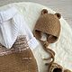 Вязаный комплект на 3-6 месяцев. Комплекты одежды для малышей. safina_knit. Ярмарка Мастеров.  Фото №4