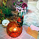 Order Table Geometric lamp Sphere Honeycomb. tiffanarium (Tiffanarium). Livemaster. . Table lamps Фото №3