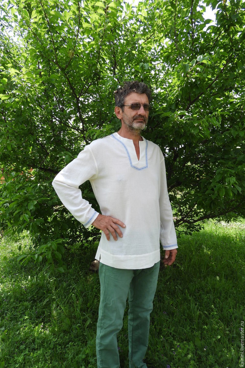 Мужская рубашка из хлопка Intars, Рубашки мужские, Курагино,  Фото №1
