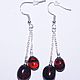 Order Chain earrings with natural amber. podaro4ek22. Livemaster. . Tassel earrings Фото №3