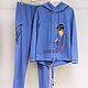 Blue knitted suit with embroidery. Suits. ELLARIO boutique-atelier. Online shopping on My Livemaster.  Фото №2