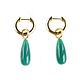 Green Onyx Earrings, Stylish Fashion Onyx Earrings. Earrings. Irina Moro. Online shopping on My Livemaster.  Фото №2